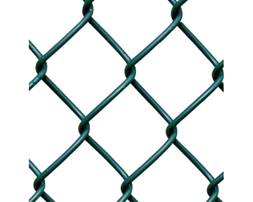 Сетка рабица ПВХ 55x55мм/2,5мм 1,0м/10,00м